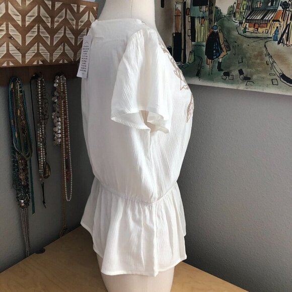 NWTs Love On A Hanger Embroidered Blouse - Coquette - Picture 5 of 6